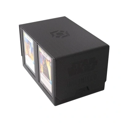Image of Gamegenic Star Wars Unlimited Double Deck Pod Black Trading Card Accessory