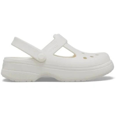Image of Crocs Unisex Kids Clog, Classic Mary Jane Clog K, Chalk, 6 UK Child