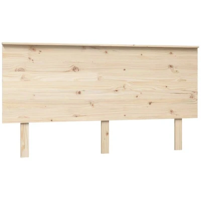 Image of vidaXL Bed Headboard 154x6x82.5 cm Solid Wood Pine