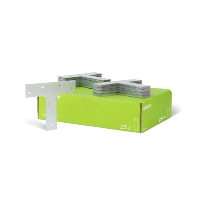 Image of T Shape Flat Joint Sendzimir Galvanised 140 x 110 30 mm / 25 STK.