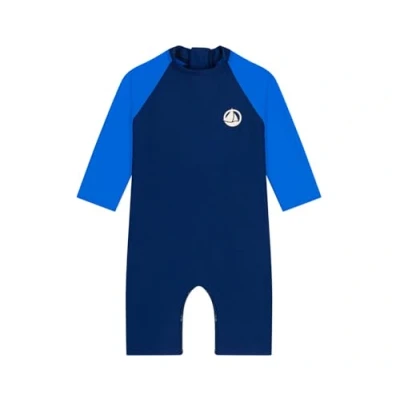 Image of Petit Bateau Baby Boys&#039; A09ul Anti UV Suit, Medieval/Surf, 6 Months