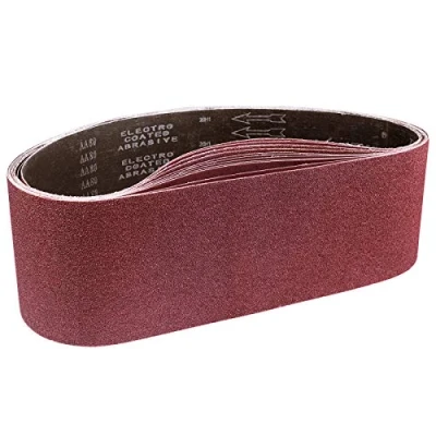 Image of STEBRUAM Sanding Belt 150 x 1220 mm, Sander Belts Set（80/120/150/240/400 Grains）for Sander,for Grinding,Sharpening and Derusting (5 Pieces)