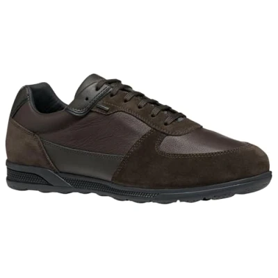 Image of Geox U SPHERICA ACTIF X3 men&#039;s Shoes (Trainers) in Brown