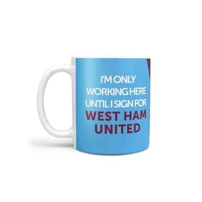 Image of FOCO Officially Licensed West Ham United FC Until I Sign for Football Mug
