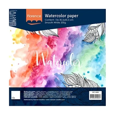 Image of Vaessen Creative Florence Hot Pressed Watercolour Paper