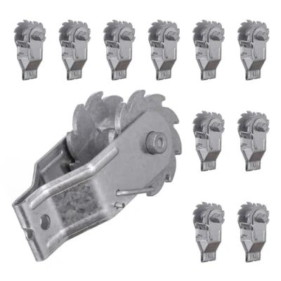 Image of Electric Fence Wire Tensioner, 10 Pieces Heavy Duty Inline Ratchet Tensioner for Fence, Farm