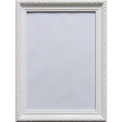 Image of ORNATE SHABBY CHIC STYLE WHITE PICTURE PHOTO POSTER FRAME A3