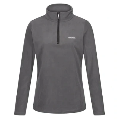 Image of Regatta Womens Sweethart 1/2 Zip Fleece Pullover Seal Grey 18 UK