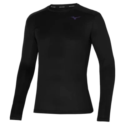 Image of Mizuno Men&#039;s Inifinity 88 Ls Tee Long Sleeve T Shirt, Black, XL