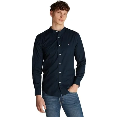 Image of Tommy Hilfiger FLEX Solid Shirt Shirt, Men&#039;s, Size: XL, Desert sky