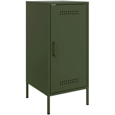 Image of vidaXL Sideboard Olive Green 36x39x79 cm Steel