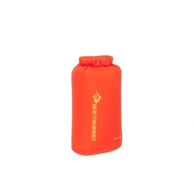 Image of Sea to Summit Lightweight Dry Bag S 5L Waterproof Storage Roll Top Closure Recycled Fabric Base Lash Point &amp; D Ring For Backpacking Kayaking 16.8 x 14 32cm Spicy Orange 50g