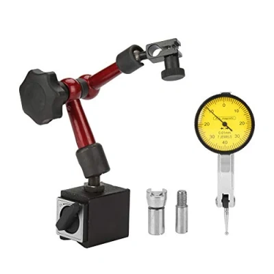 Image of Dial Base Holder,0 0.8mm Magnetic Holder Flexible Precision Strong Indicator Blue with Lever Test Gauge