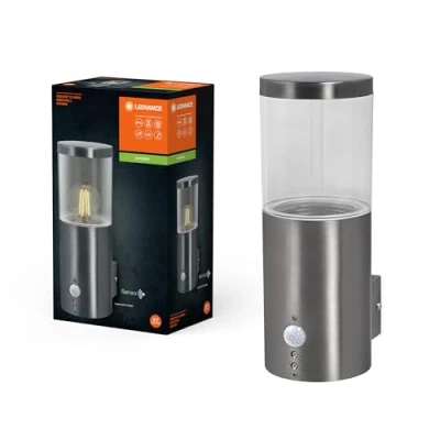 Image of LEDVANCE outdoor wall lamp Endura Classic Ebro Sensor stainless steel