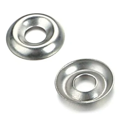 Image of No. 8 Screw Cup Washers A2 Stainless Steel to Fit Countersunk Screws/Bolts 20 Pack