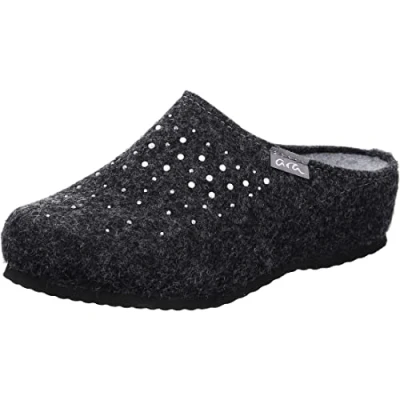 Image of ARA Women&#039;s Cosy Slipper, Charcoal, 3 UK