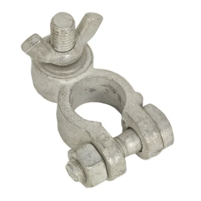 Image of Sealey Battery Terminal Post with Washer &amp; Wing Nut 24V Positive Pack of 5
