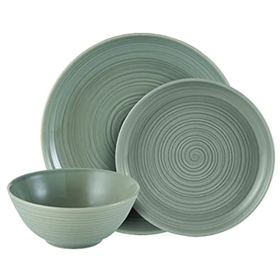 Image of Mason Cash William 12 Piece Dinner Set, Grey
