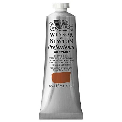 Image of Winsor &amp; Newton 2320074 60 Ml Professional Acrylic Colour Burnt Sienna
