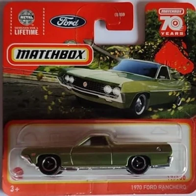 Image of Matchbox 1970 Ford Ranchero 17/100 Series 2023 Metalflake Green