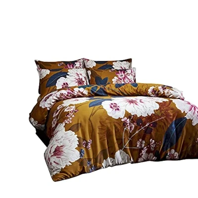 Image of Paoletti Kyoto Single Duvet Cover Set, Cotton, Multi