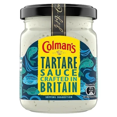 Image of Colman&#039;s Tartare Sauce crafted in Britain the perfect condiment for fish &amp; chips 144 g