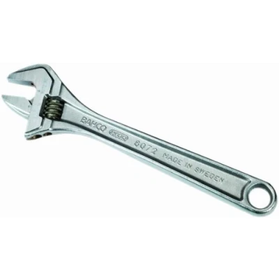 Image of Bahco 8072 RC US Adjustable Wrench, 10 Inch, Chrome