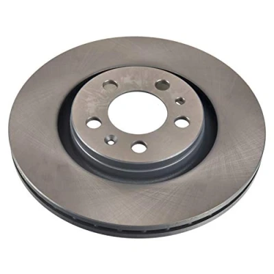 Image of 1JE615301A Brake disc FEBI BILSTEIN 17936 Front Axle 280mm 22mm 5 Hole 100mm internally vented Coated VOLKSWAGEN: Golf 4, New Beetle Convertible