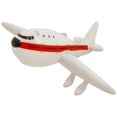 Image of Henbrandt 3x Inflatable Plane Airplane 50cm