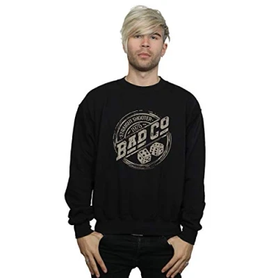 Image of Absolute Cult Bad Company Men&#039;s Straight Shooter Sweatshirt Black Large