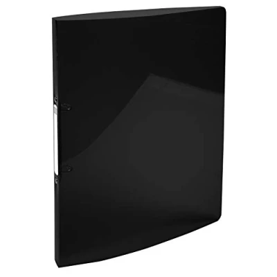 Image of Exacompta Ref. 54671E Iderama flexible PP binder 2 round rings, diameter 15 mm Spine 20 External dimensions: 32 x 25 cm A4 file format Colour: black