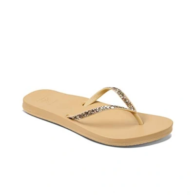 Image of Reef Womens CUSHION BOUNCE STARGAZER GEMSTONE Beige Size UK 4