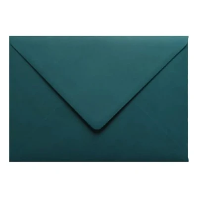 Image of Pack of 50 Jungle Green 114mm x 162mm Gummed 120gsm C6 (to fit A6) Coloured Envelopes