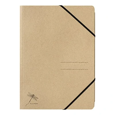 Image of PAGNA Elastic Folder A4 Pure 3 Flaps Natural