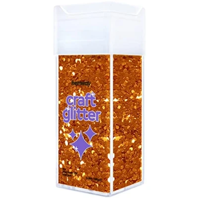 Image of Glitter for Craft Shaker Copper Resin Tumblers Cards Christmas Jewellery Candle Super Chunky Nail Face Cosmetic 110g / 3.9oz