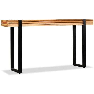 Image of vidaXL Console Table Solid Reclaimed Wood Adjustable