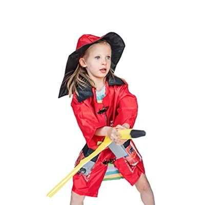 Image of Dress Up America Fire Fighter Role Play Set for Kids