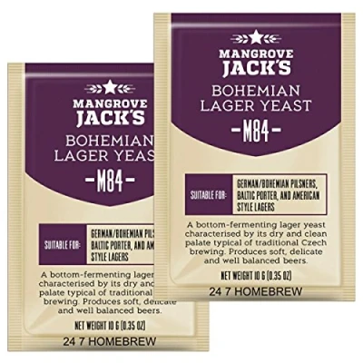 Image of 2X Mangrove Jack’s Yeast M84 Bohemian Lager Craft Series 10g Treats 23L