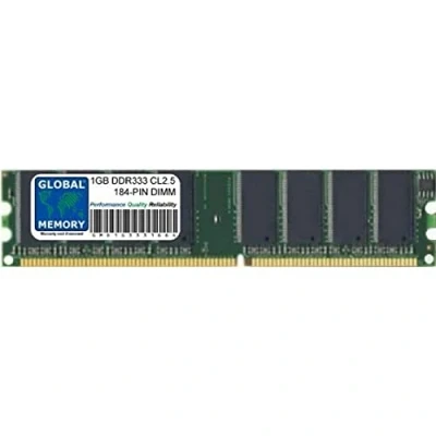 Image of 1GB DDR 333MHz PC2700 184 PIN DIMM MEMORY RAM COMPATIBLE WITH MAC MINI G4/EMAC G4/IMAC G4