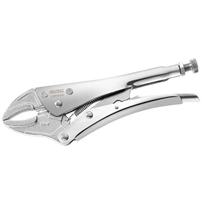 Image of &quot;BRITOOL Expert 225mm 9&quot; Locking Pliers Curved Jaw E084809B&quot; BRIE084809B