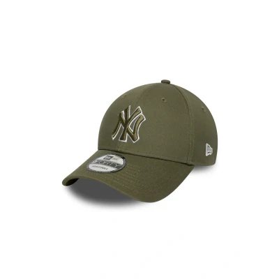 Image of New Era 9Forty Strap Cap OUTLINE York Yankees olive