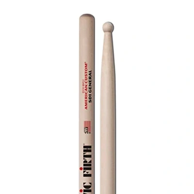 Image of Vic FIrth American Custom® Drumsticks SD1 General Purpose Maple Wood Tip