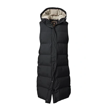 Image of G.I.G.A. DX Women&#039;s GW 68 WMN QLTD VST Quilted/Functional Vest in Down Look with Hood, Black, 44, black