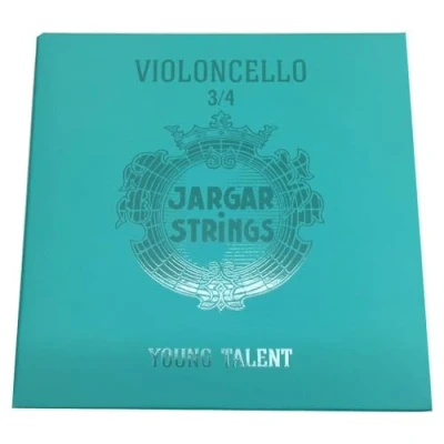 Image of JARGAR 638940 Young Talent Cello 3/4 string set Medium Steel core