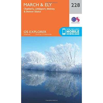 Image of Explorer 228 March &amp; Ely Map With Digital Version