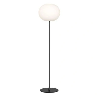 Image of Flos Glo Ball F3 Floor Lamp Matt Black/Opal