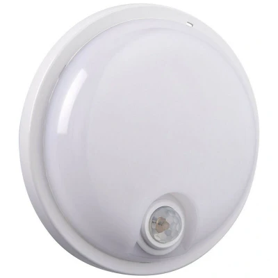 Image of Saxby Rond Plus CCT PIR IP65 15W Outdoor Flush Opal