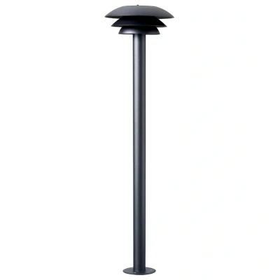 Image of Dyberg Larsen DL20 Outdoor bollard black Ø 20cm