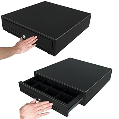 Image of Honey Bear Cash Register drawer 16 Inch, Heavy Gauge Steel, 4 Bills &amp; 8 Coins Tray Push Open, Manual Open (Cash 16)