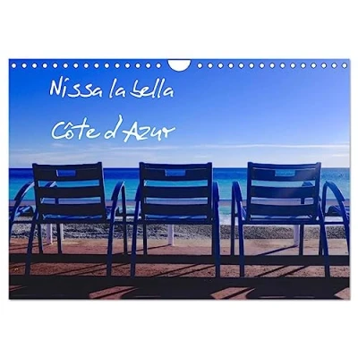 Image of Nissa La bella Côte d&#039;Azur (Calendrier mural 2024 DIN A4 vertical), CALVENDO calendrier mensuel: ville de Nice sous le soleil